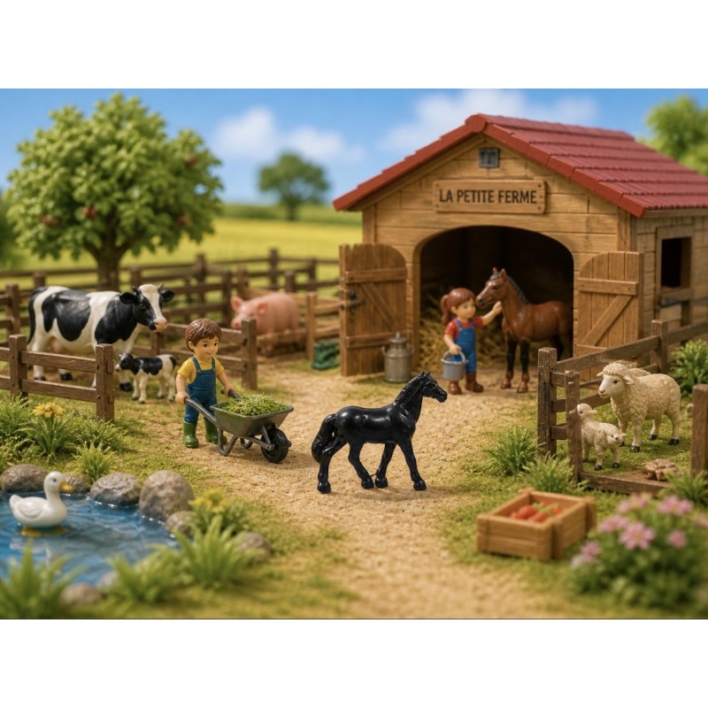 la petite ferme et ses personnages