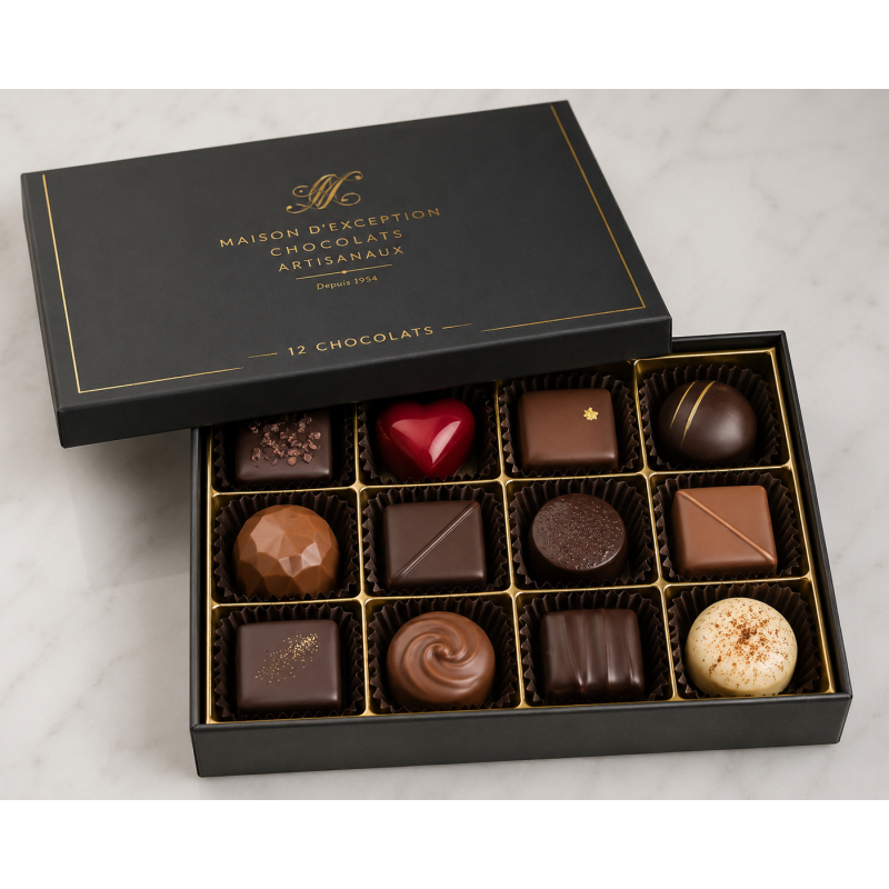 coffrets de chocolats